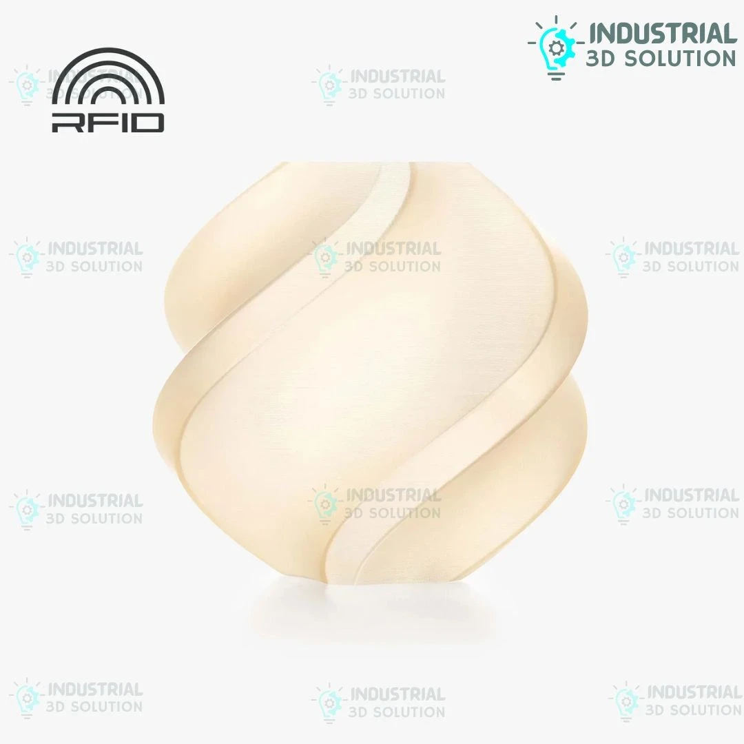 Bambu PLA Translucent- Mellow Yellow Filament with (Bambu Reusable Spool)