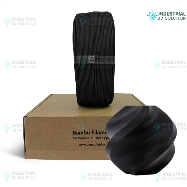 Bambu PLA Matte 3D Printing Filament 1.75mm Matte Charcoal (11101)