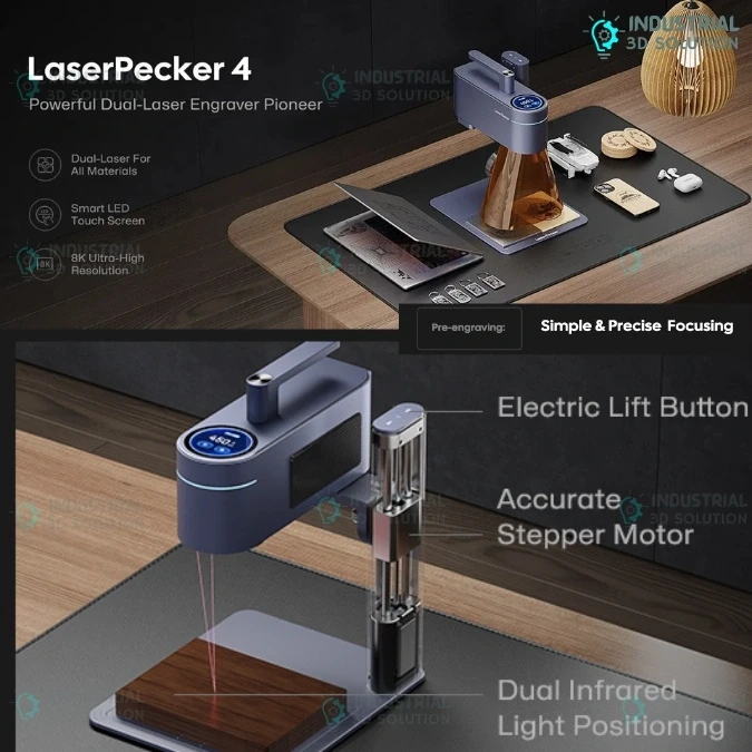 LaserPecker LP4 Business Bundle Dual Laser Engraver