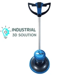 SC-002 ProShine 17" Floor Polisher – 1100W Industrial Scrubbing & Buffing Machine | Low-Noise, Heavy-Duty Cleaner (175 RPM)