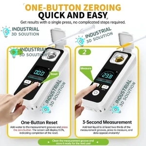 FNIRSI JBM-10 Digital Brix Refractometer – High-Precision Sugar Content Tester for Fruits, Beverages & Industrial Applications