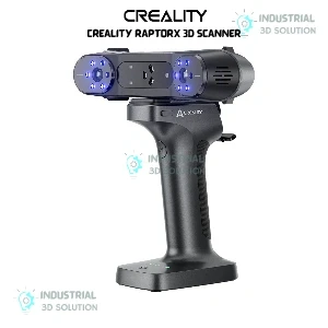 Creality RaptorX Metrology Grade 3D Scanner with 34 Blue Laser Lines and NIR Technology for Large Scale Industrial Scanning.