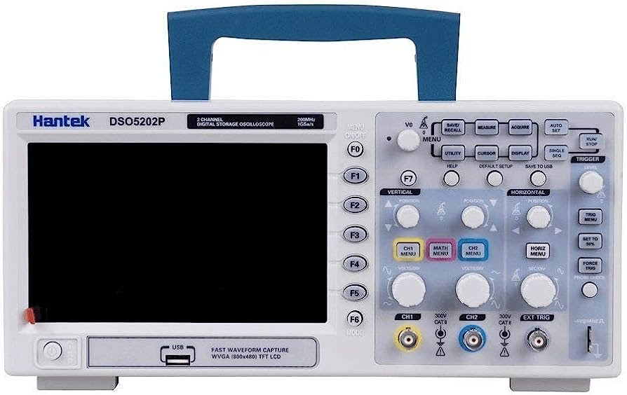 Hantek DSO5202P Digital Oscilloscope 200MHz 2Channels