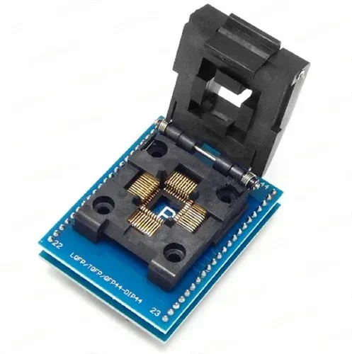 TQFP44 to DIP44 Programmer Adapter Socket A Type for RT809H & XELTEK Programmer
