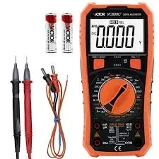 Victor VC890C+ Digital Multimeter AC DC Volt Ohm Current Cap NCV Temp True RMS