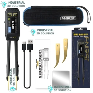 FNIRSI LCR-ST1 Mini Smart Digital Tweezer LCR SMD ESR Tester – Precision Component Tester for Surface-Mount Devices & Electronics Diagnostics