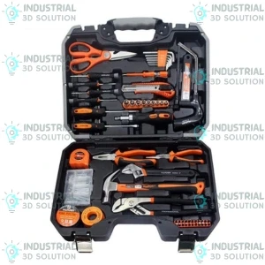 HARDEN 511012 63Pcs Professional Hand Tools Set | Multi-Purpose Home Repair, Mechanical & DIY Tool Kit with Storage Case