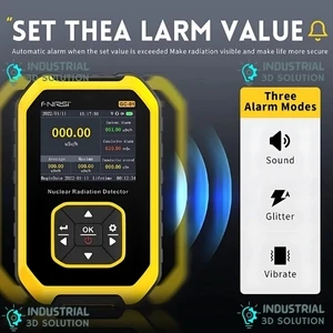 FNIRSI GC-01 Nuclear Radiation Detector – Portable High-Precision Geiger Counter for Gamma, Beta & X-Ray Radiation Monitoring in Home, Industrial & Environmental Safety Applications
