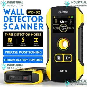 FNIRSI WD-02 Wall Detector Scanner – Multi-Function Stud Finder, Metal & Live Wire Detector for Concrete, Drywall & Wood Wall Scanning