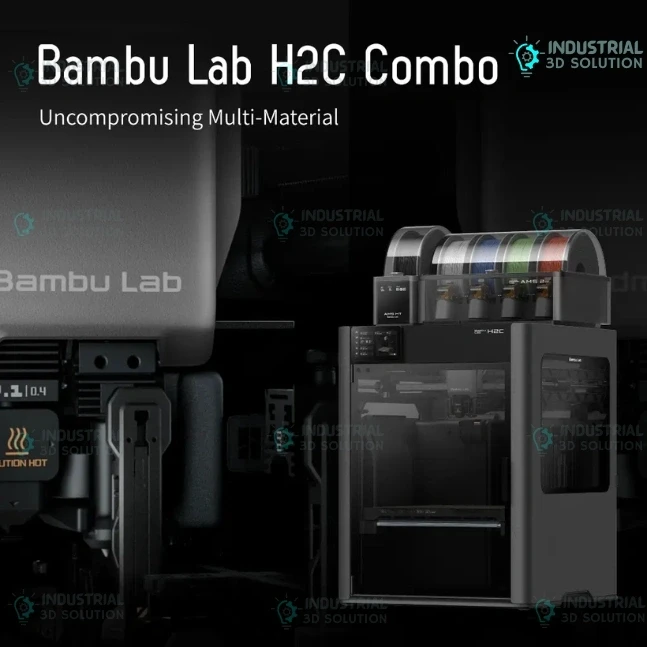 Bambu Lab H2C AMS Combo Multi-Material High-Speed 3D Printer