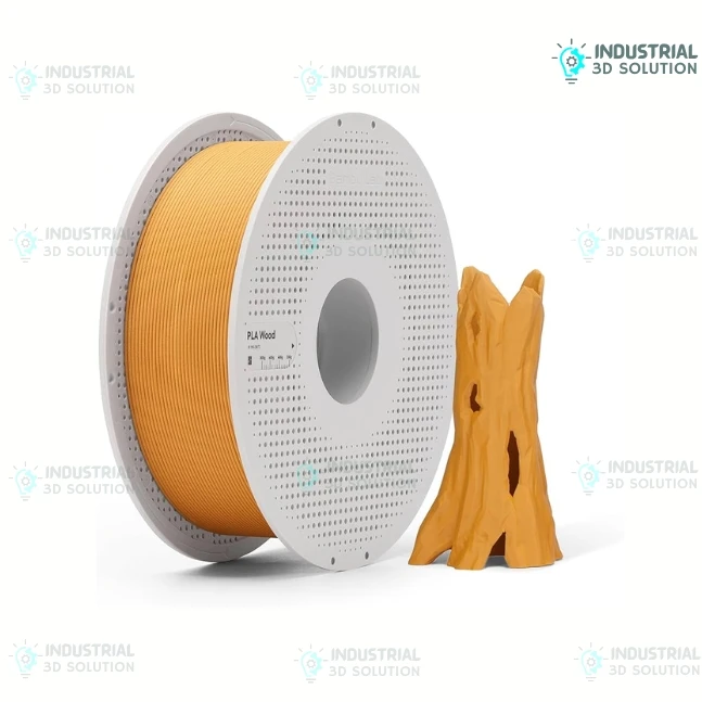 Bambu Lab PLA Wood Ochre Yellow 3D Printing Filament 1.75mm (13403)