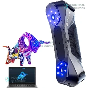 Creality CR-Scan Raptor 0.02mm Metrology Grade 3D Scanner with Blue Laser and NIR Full Color Technology.
