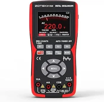 OYI ZT-702S 2IN1 10MHz Digital Oscilloscope Bandwidth 48MSa/s Multimeter