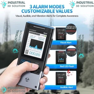 FNIRSI GC-03 Multifunctional Radiation Detector – High-Precision Geiger Counter for Gamma, Beta & X-Ray Radiation Monitoring in Home, Industrial & Environmental Safety Applications
