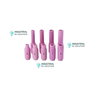 RHK 10N Series TIG Welding Alumina Ceramic Nozzle Cup – Durable Spare Part for WP17, WP18 & WP26 TIG Welding Torches
