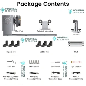 AlgoLaser Y-Axis Rotary Chuck | High-Precision 360° Rotary Attachment for Laser Engraving, Cylindrical Marking & Industrial CNC Applications