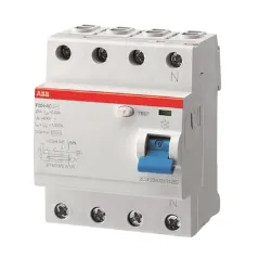 100A, 4P, 30mA, Type-AC, RCCB - ABB
