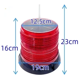 Pro Strobe – Rotating Solar LED Road Safety Beacon with Strong Magnetic Base & Flashing Warning Light