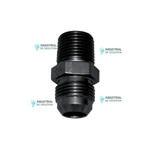 MS Hydraulic Hose Nipple – Multi-Size Mild Steel Industrial Connector for High-Pressure Fluid Systems
