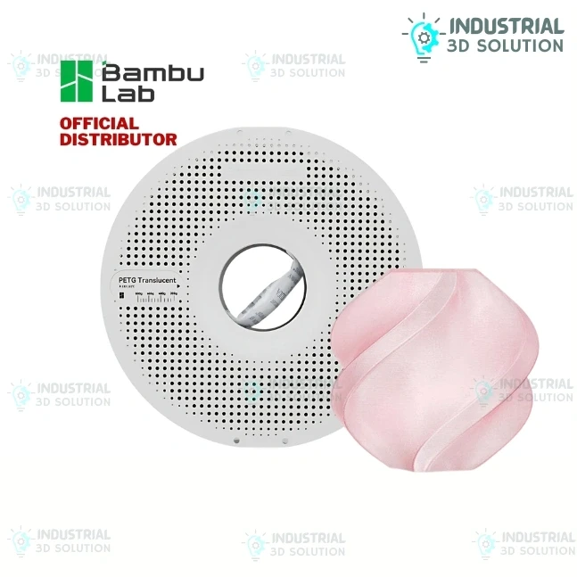 Bambu Lab PETG Translucent – 1.75mm 3D Printing Filament (1kg Spool)