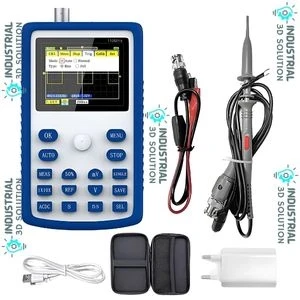FNIRSI 1C15 Handheld Mini Digital Oscilloscope – 110MHz Bandwidth, 500MS/s Sampling Rate Portable Waveform Analyzer for Electronics & Circuit Testing