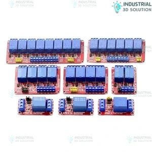 RNSbot 8-Channel Relay Module – Opto-Isolated 5V/12V/24V