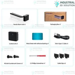 Wireless Audio Visual Alarm for Bambu Lab P1/X1 – Print Completion & Error Notification Device