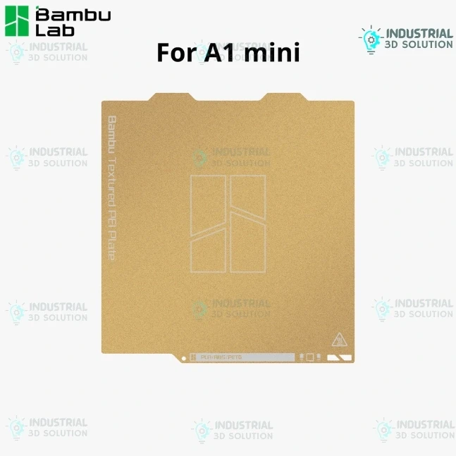 Bambu Lab FAP009 Textured PEI Plate – Flexible Stainless Steel Build Plate for A1 Mini