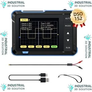 FNIRSI DSO-152 Mini Pocket Handheld Digital Oscilloscope – 200KHz Bandwidth, 2.5MS/s Sampling Rate Portable Electronics Tester
