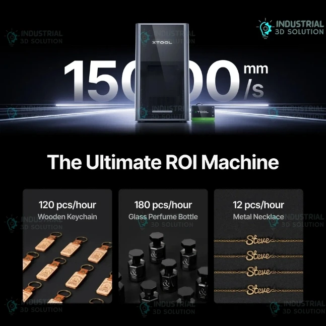 xTool F2 Ultra 60W MOPA & 40W Diode Dual Laser Engraver + Conveyor – F2 Ultra Single Laser Industrial System