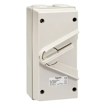 20A, 3P, IP66 Surface Mount, Weather Proof Isolating Switch - Schneider