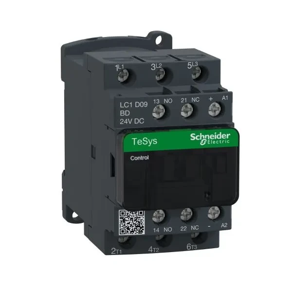 5.5KW, 12A (AC3), 3P, 1NO + 1NC, 220V AC - Schneider