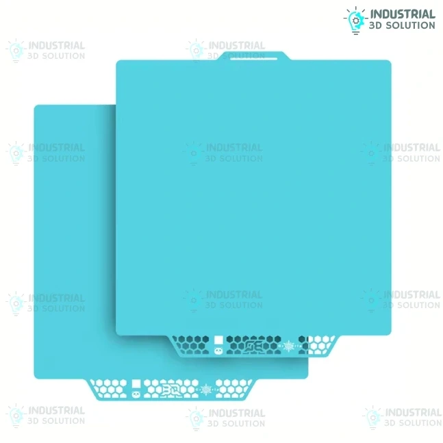 BeeLayers Cool Plate Blue 257×257mm Low-Temperature Build Plate for Bambu Lab X1 / P1 / A1 Series